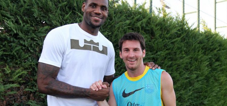 ¿Por qué LeBron James pone de ejemplo a Messi?