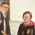 Los hijos de Messi se disfrazaron de Harry Potter