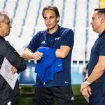 Selección de Honduras recibe la visita de Nuno Gomes, histórico exgoleador portugués