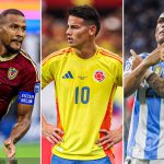 Lautaro Martínez, James Rodríguez y Salomón Rondón: los MVP de la Copa América hasta ahora