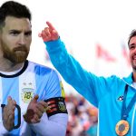 Messi felicita al «Maligno» Torres por su oro en BMX en París 2024