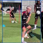 Dani Olmo ya entrena con el Barcelona