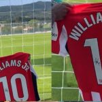 Nico Williams hereda el ’10’ de Muniain «orgulloso» y dispuesto a «hacer historia como él»