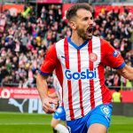 Cristhian Stuani marcó gol en su partido 250 con el Girona