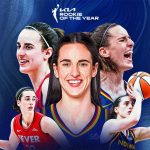 Caitlin Clark nombrada novata del año en la WNBA