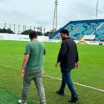 Cuerpo técnico de México llega a supervisar el Estadio Morazán