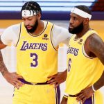 Anthony Davis y LeBron James, ofensiva imparable de Lakers ante Raptors en la NBA