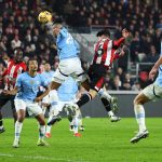 Manchester City deja escapar el triunfo ante el Brentford