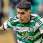 Luis Palma jugó nuevamente en el triunfo del Celtic ante el Dundee United